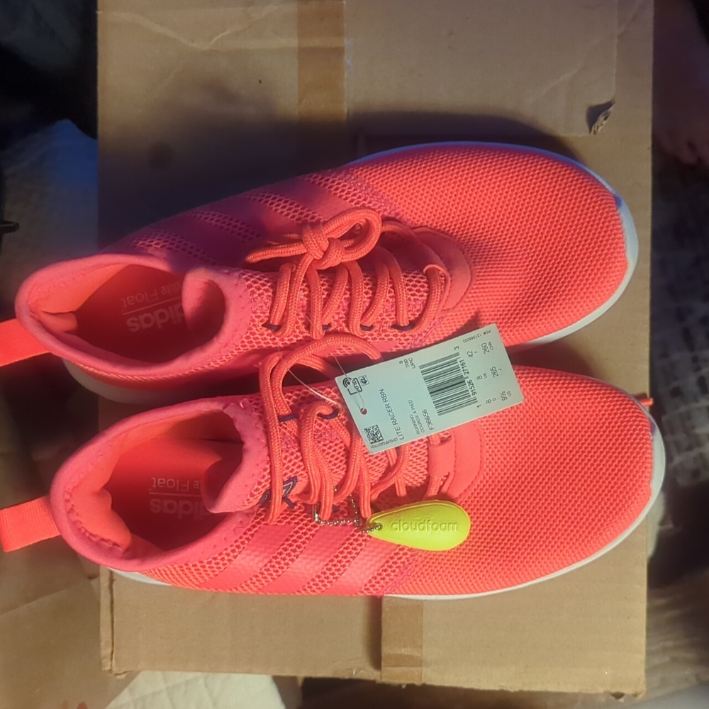 NWT Adidas lite racer ortholite float sneakers - Picture 8 of 10